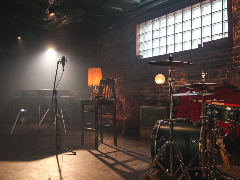 Performing artist on stage